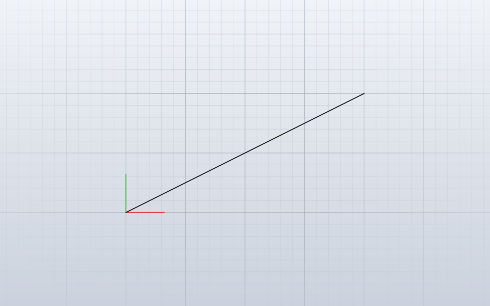 The curve y = x / 2 from x = 0 to x = 40: a straight ramp